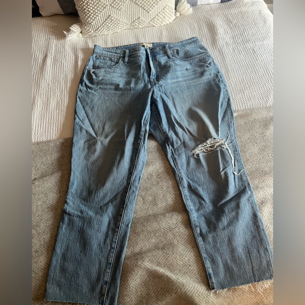 Madewell Light Blue Straight Leg Jeans